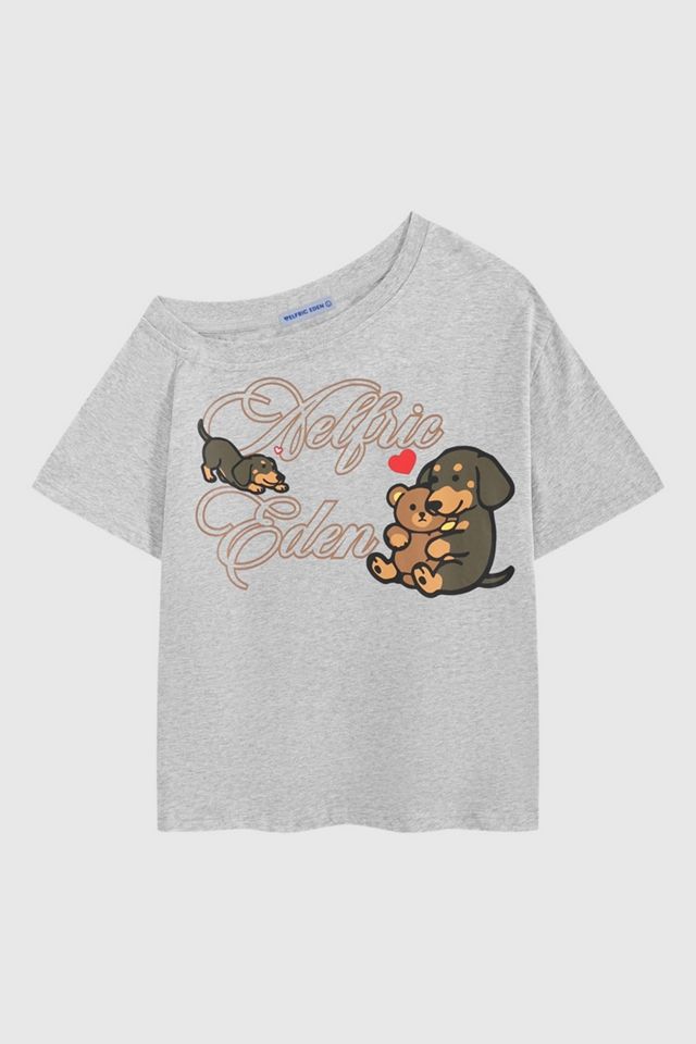 Aelfric Eden Dachshund Off-The-Shoulder Tee #3