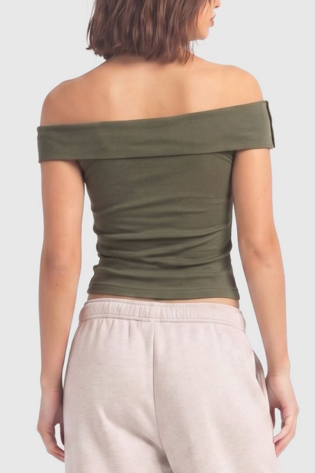 Aelfric Eden Studded Off-The-Shoulder Top #2