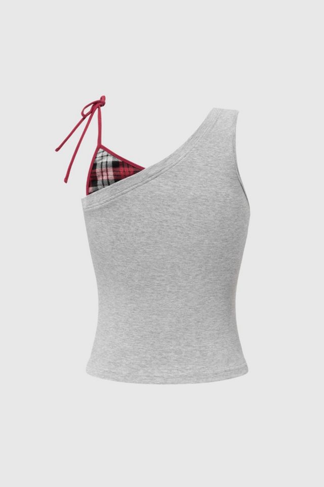 Aelfric Eden Plaid Layered Cami Top #4