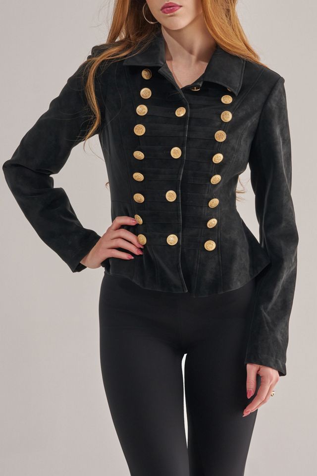 Azalea Wang Xenia Embellished Military Jacket #1
