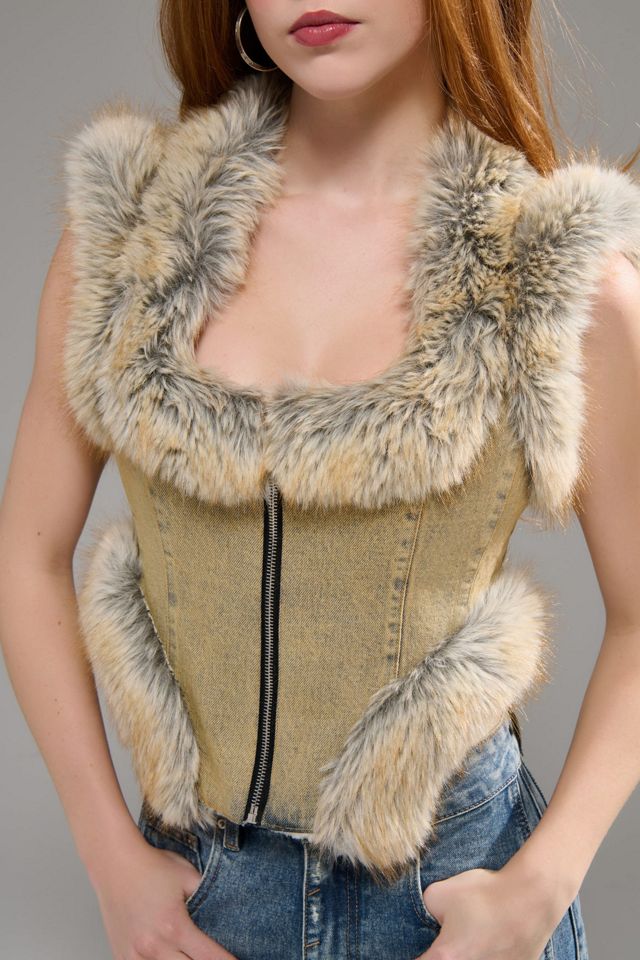 Azalea Wang Zoraya Faux Fur Vest #2