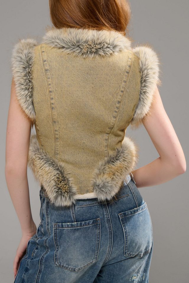 Azalea Wang Zoraya Faux Fur Vest #3