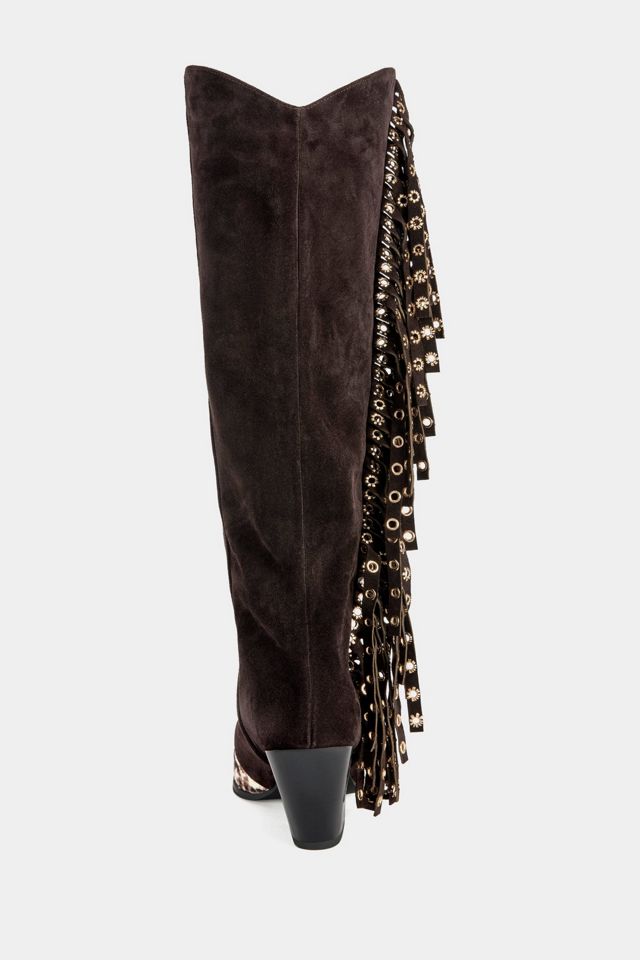 Azalea Wang Mcbride Fringe Block Boot #2