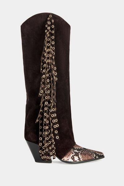 Azalea Wang Mcbride Fringe Block Boot