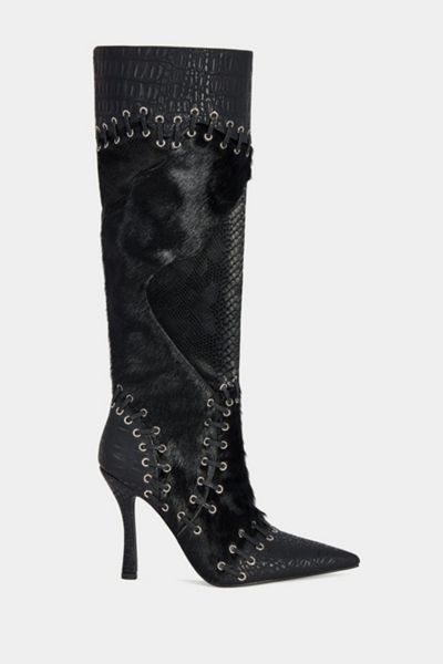 Azalea Wang Novak Lace-Up Boot