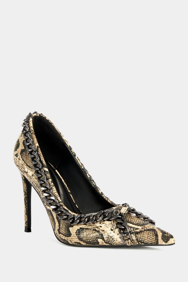 Azalea Wang Ravelle Snake Print Stiletto #1