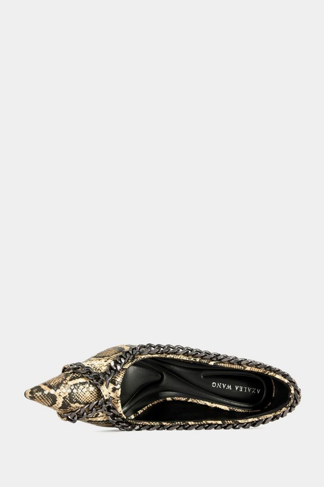 Azalea Wang Ravelle Snake Print Stiletto #3