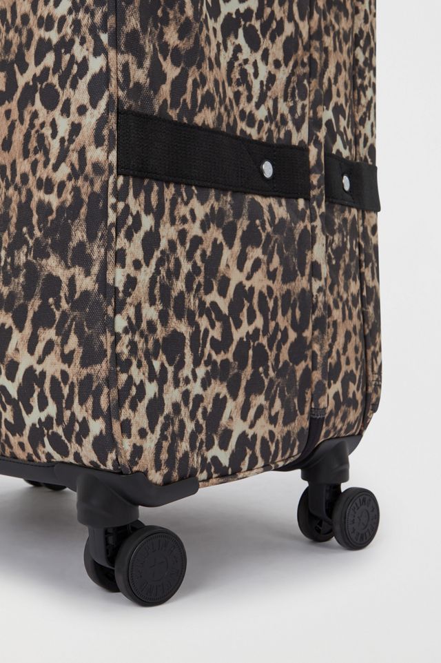 Kipling Spontaneous Leopard Rolling Luggage Suitcase #4