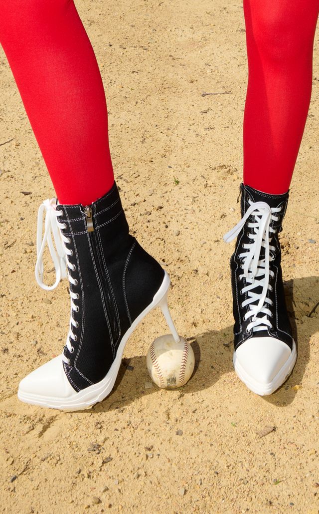 Azalea Wang Cosima Sporty Stiletto Bootie #1