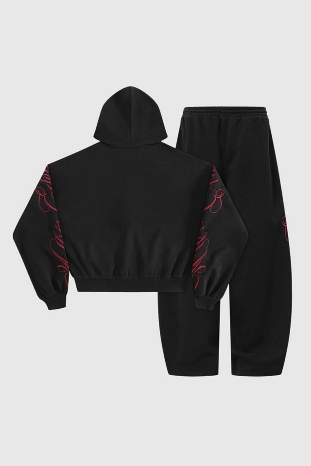 Aelfric Eden Boxy Script Embroidery Hoodie Sets #3