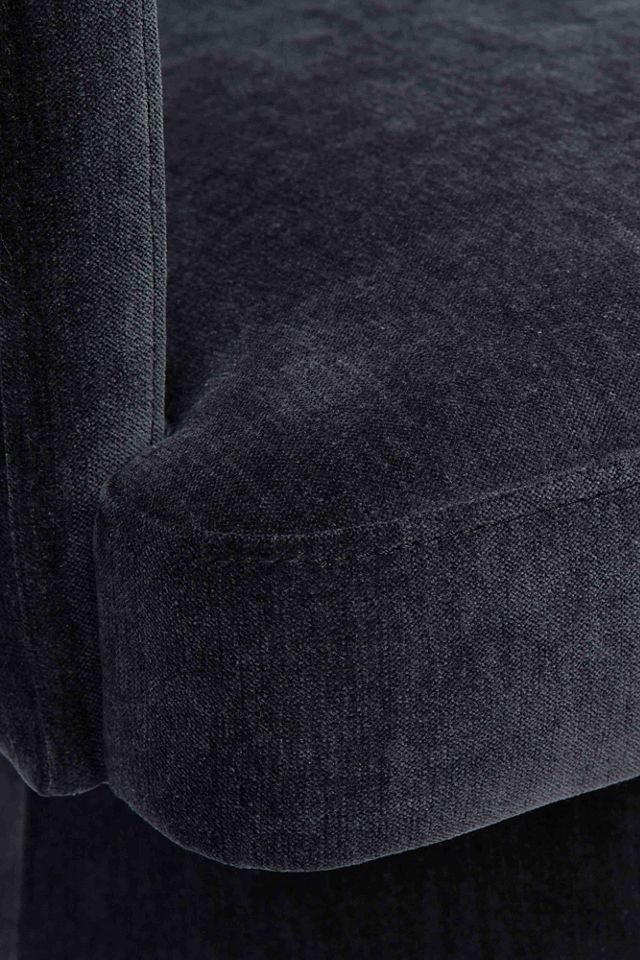 TOV Furniture Kristen Chenille Upholstered Rolling Desk Chair #1