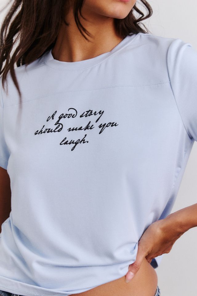 Good Story Graphic Baby Tee #1