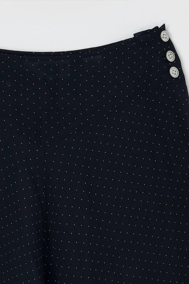 Vintage Y2k Dotted Silk Mini Skirt #3