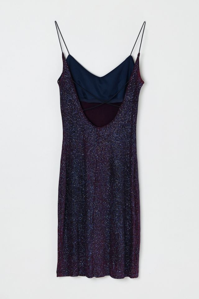 Vintage Y2k Glittered Midi Dress #1