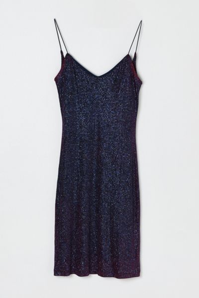Vintage Y2k Glittered Midi Dress