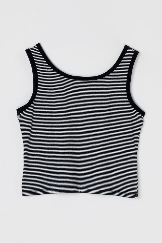 Vintage 90s Striped Cropped Tank #1