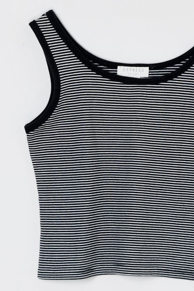 Vintage 90s Striped Cropped Tank #2
