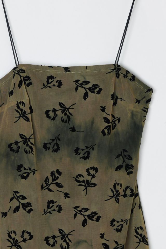 Vintage Y2k Flocked Mini Dress #2