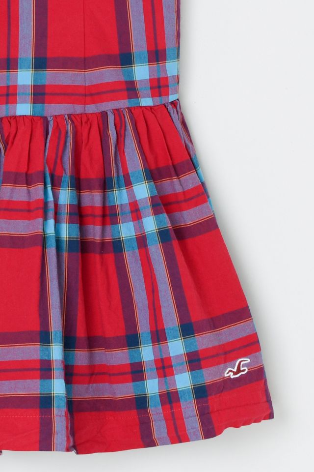 Vintage Y2k Plaid Strapless Mini Dress #2