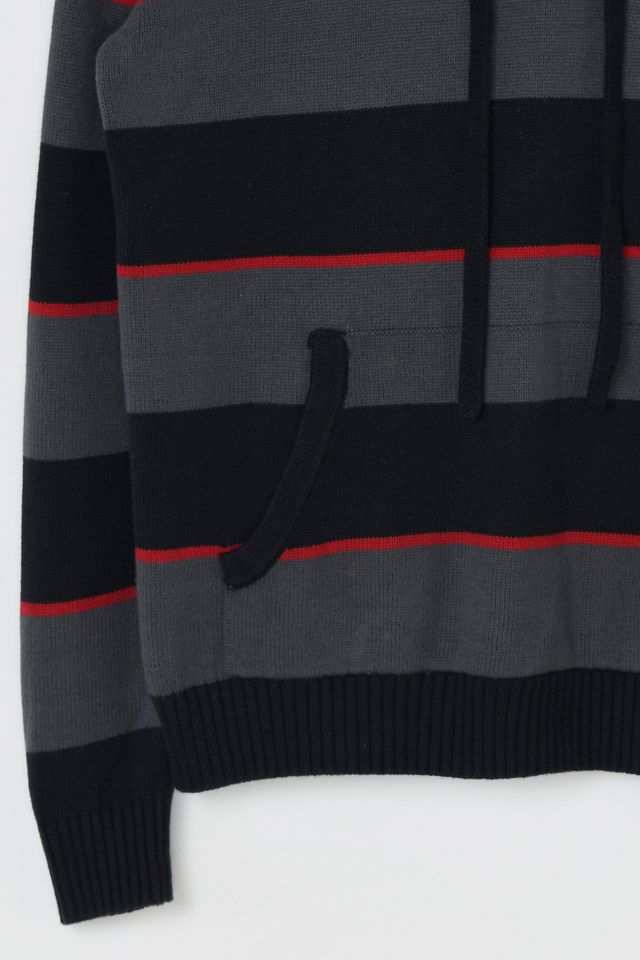Vintage Y2k Striped Knit Hoodie #3