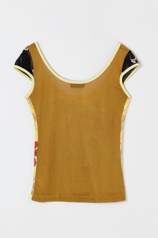 Vintage Y2k Custo Barcelona Graphic Top #1