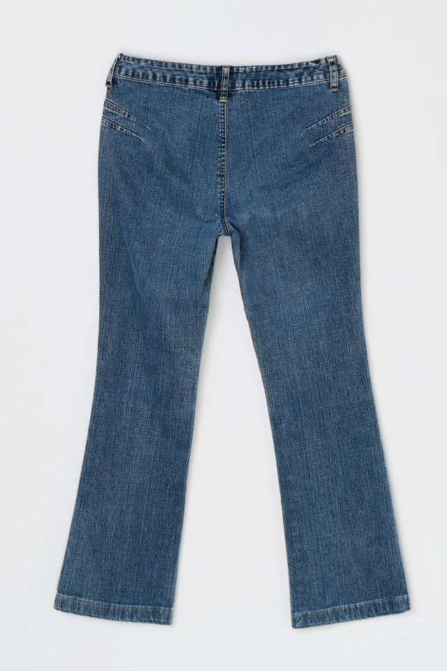 Vintage Y2k Flared Low-Rise Jeans #1