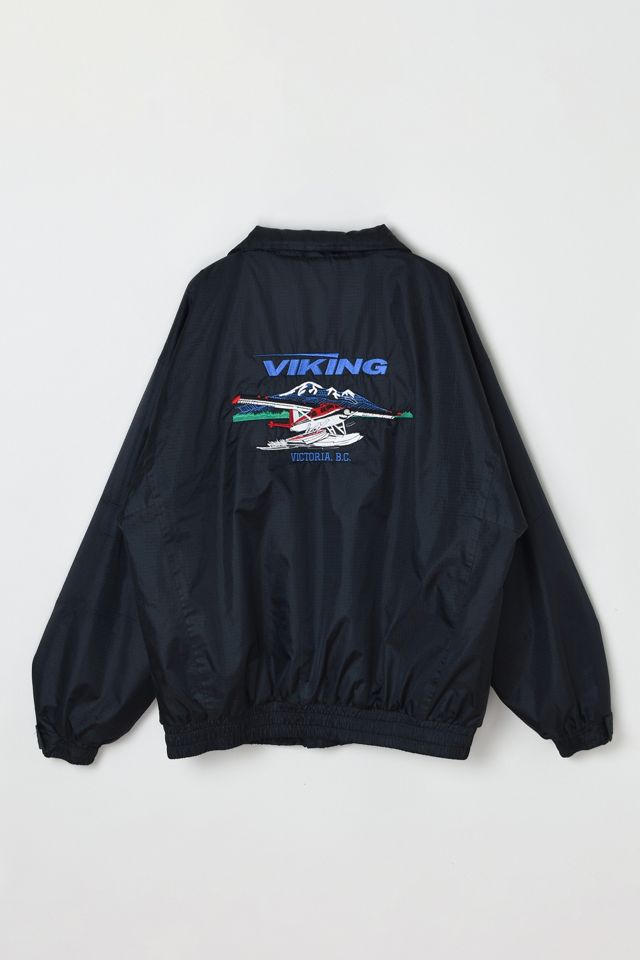 Vintage 90s Embroidered Viking Jacket #1