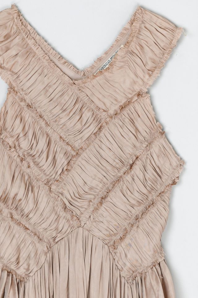 Vintage Y2k Allsaints Ruched Raw-Edged Dress #2