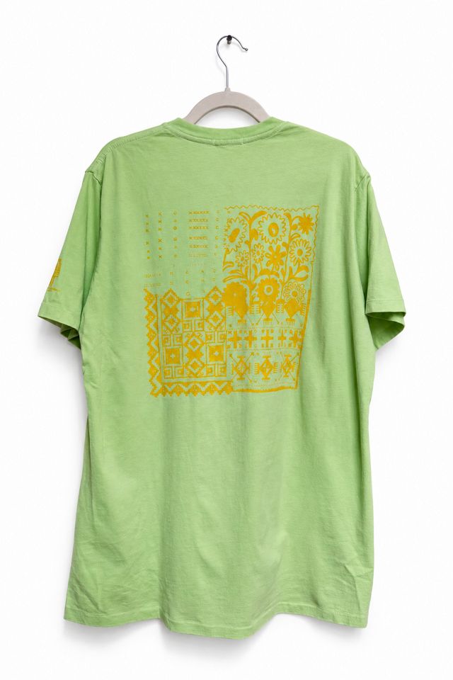 Engineered Garments Lime Green Graphic Tee #1