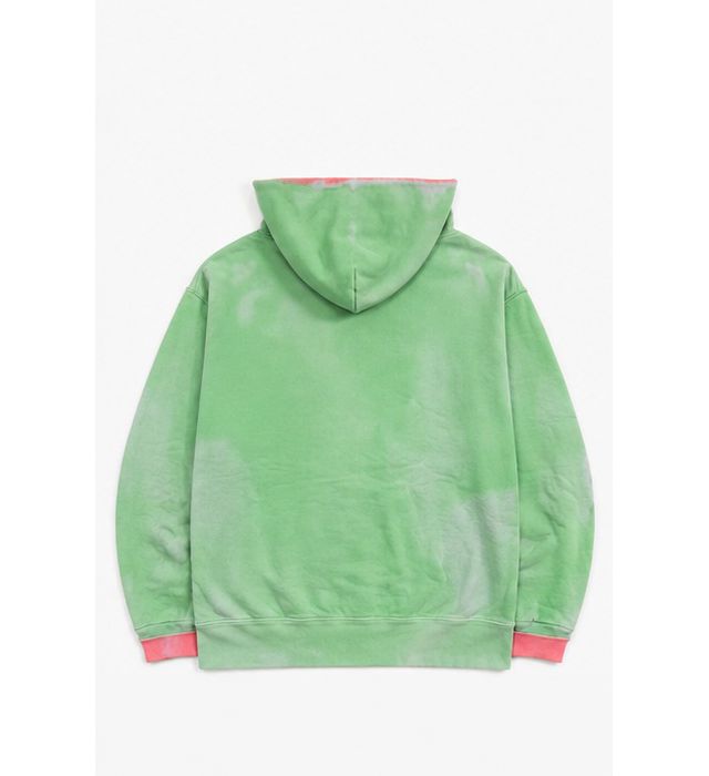 NOTSONORMAL Sunfaded Green Pink Hoodie #4
