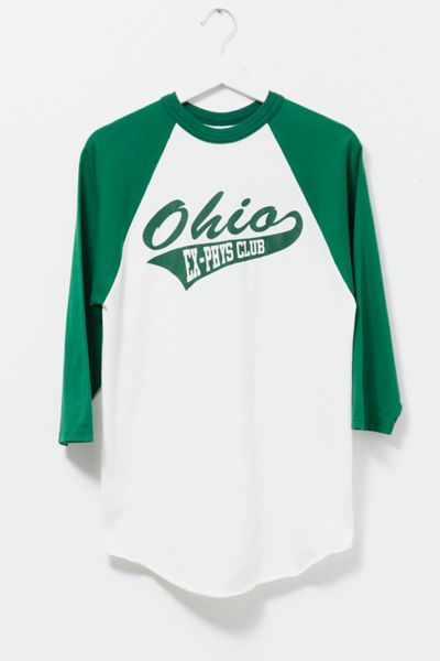 Vintage Y2K Ohio Raglan Jersey T-Shirt