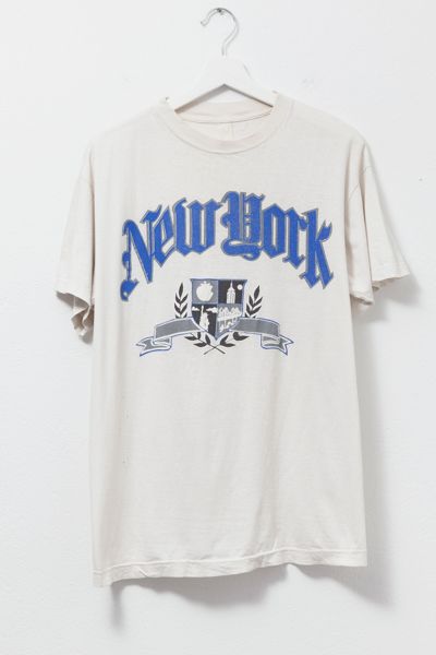 Vintage 1990s Distressed New York Graphic T-Shirt