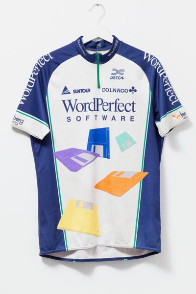 Vintage 1990s WordPerfect Softwear Cycling Jersey