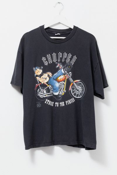 Vintage Y2K Distressed Popeye Graphic T-Shirt