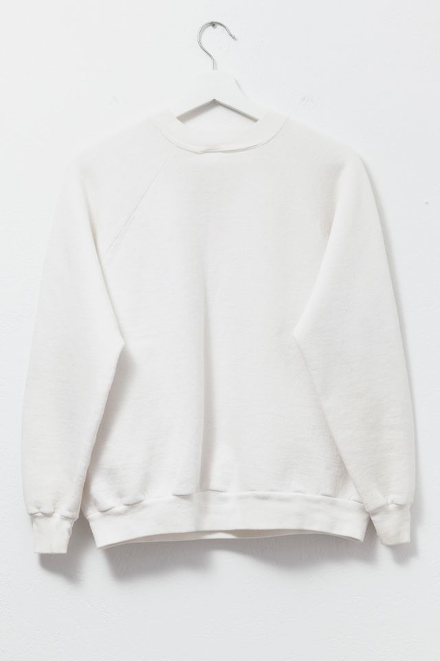 Vintage 1980s Distressed Raglan Graphic Sweatshirt #1