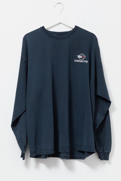 Vintage Y2K Corvette Embroidered Graphic T-Shirt