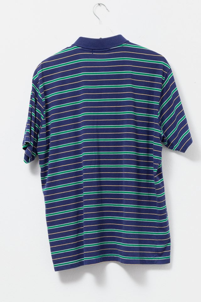 Vintage 1990s Stripped Short Sleeve Polo Shirt #1