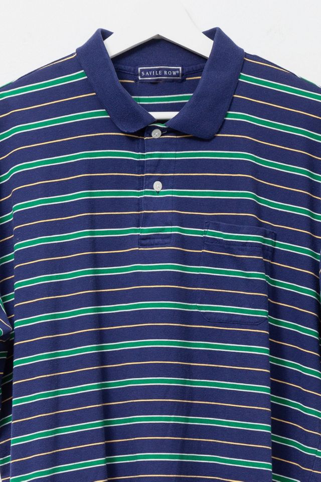 Vintage 1990s Stripped Short Sleeve Polo Shirt #2