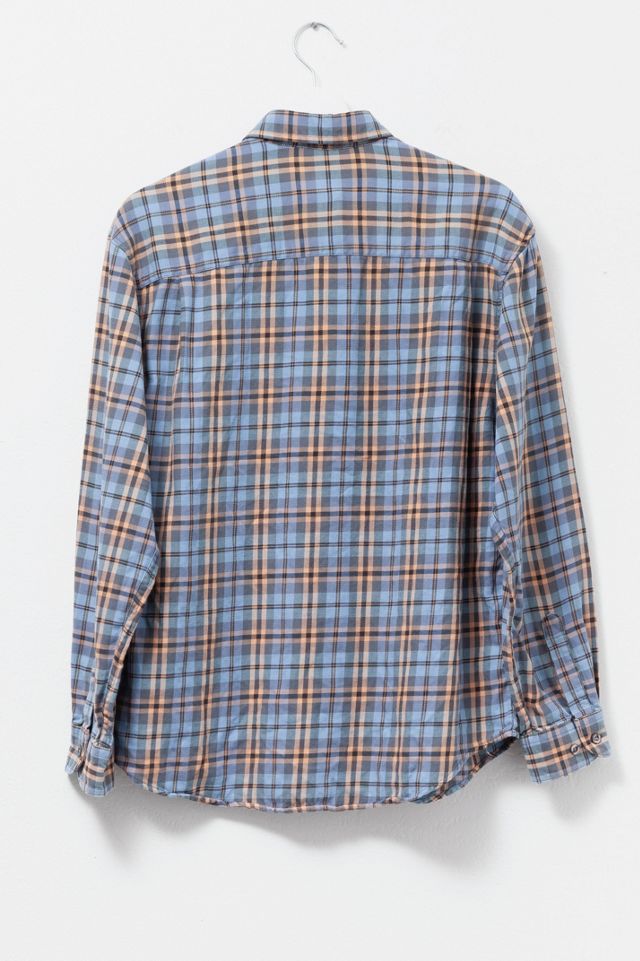 Vintage 1990s Plaid Cotton Button-Up Shirt #1