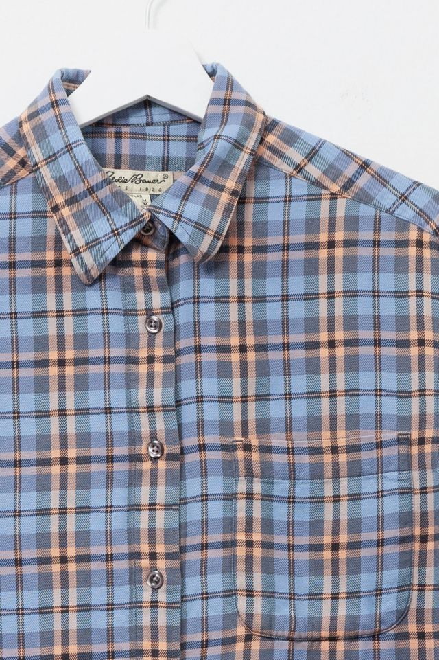 Vintage 1990s Plaid Cotton Button-Up Shirt #2