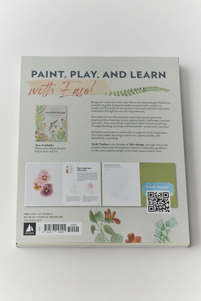 Watercolor Made Simple Workbook By Nicki Traikos #4