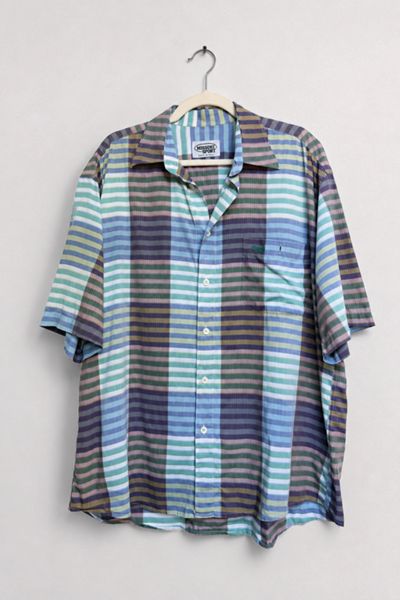 Vintage Missoni Sport Madras Plaid Shirt