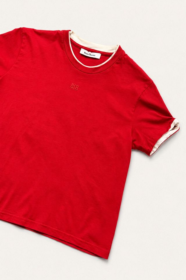 Wales Bonner Horizon Red Baby Tee #2