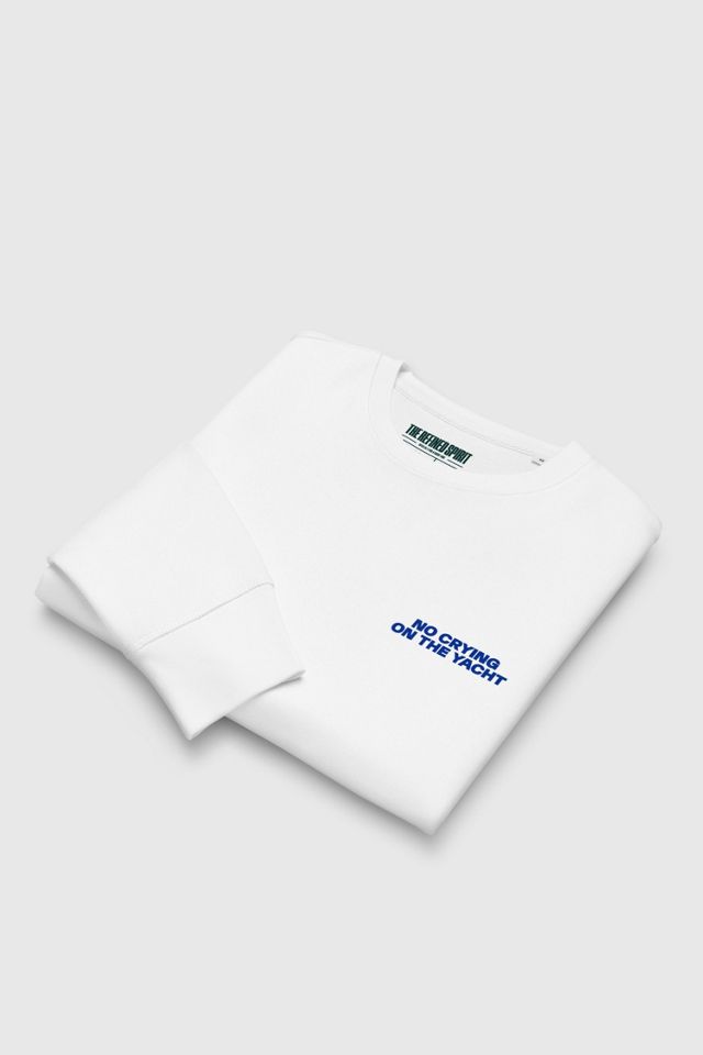 The Refined Spirit No Crying on the Yacht  Crewneck Sweatshirt #2