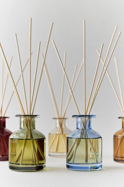 Apotheke Holiday Glass Reed Diffuser & Fragrance Oil Set