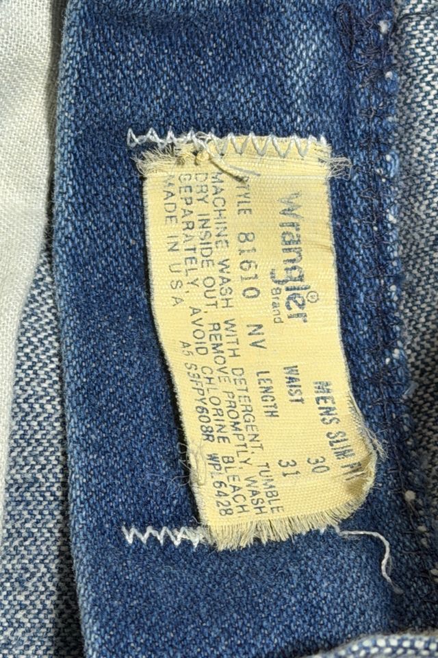 Vintage 1970's Wrangler Slim Boot Cut Jeans #3
