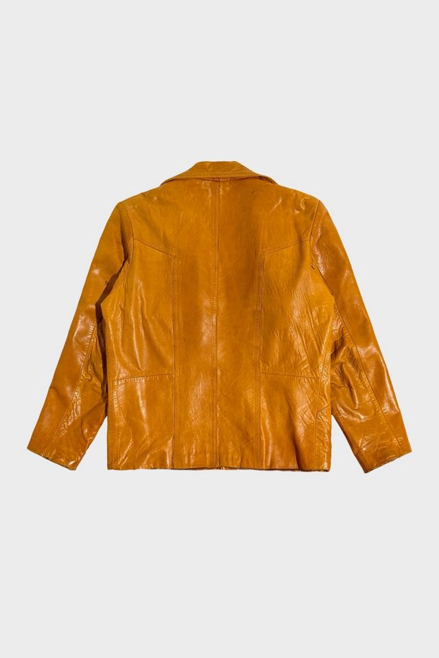 Vintage 1960's Cropped Leather Jacket #1