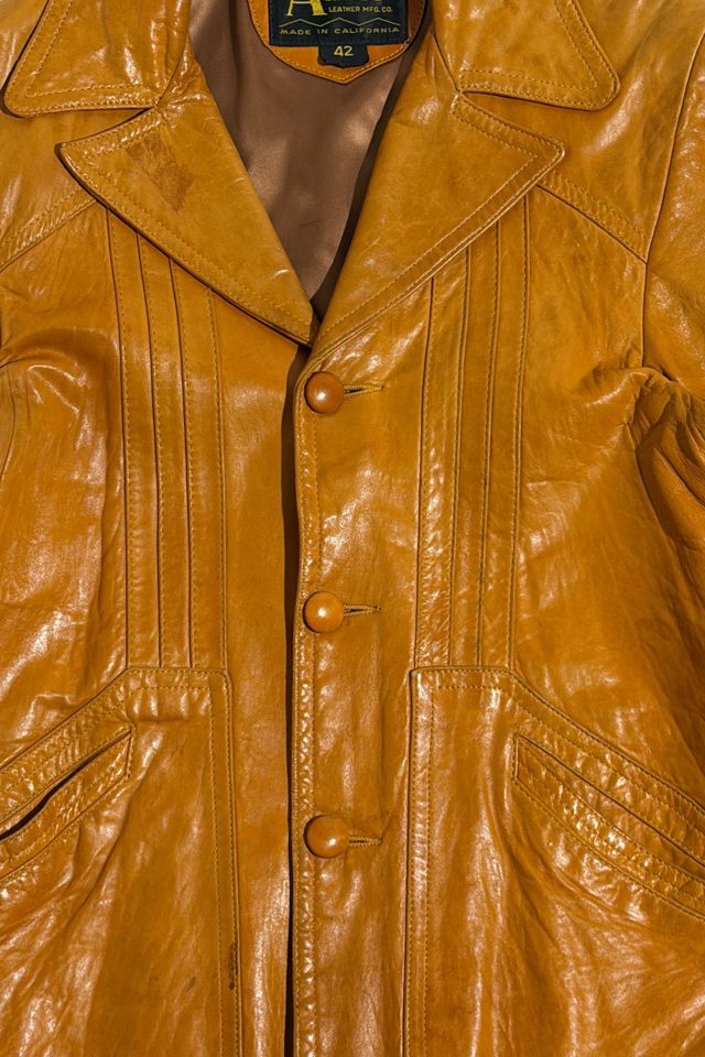 Vintage 1960's Cropped Leather Jacket #3