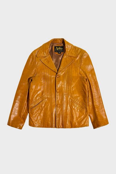 Vintage 1960's Cropped Leather Jacket