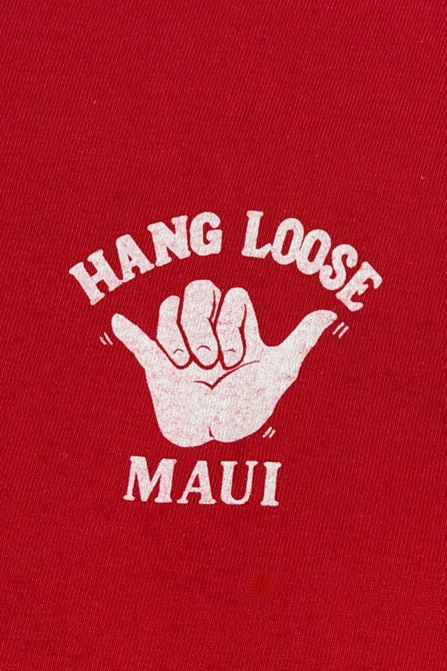 Vintage 1970's Hang Loose Maui Graphic T-Shirt #3